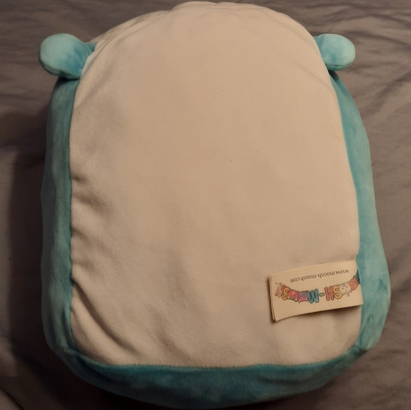 Moosh-Moosh / Blue Pup Pillow with Snowflakes! - Picture 5 of 7